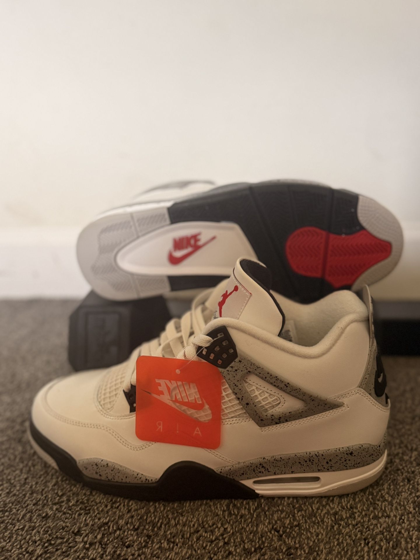 1. Air Jordan 4 “White CEMENT” – Size 12