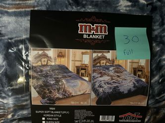Queen/full reversible blankets