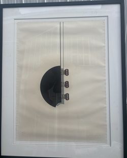 Collage sobre cerigrafia enumeradas y firmadas por el artista Agustín Fernández