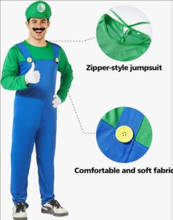 Men's Luigi Costume $20 Size M . U must pick up Ann rd / Camino al Norte