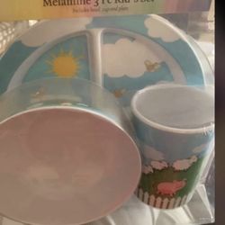 Kids Dish Melamine Set