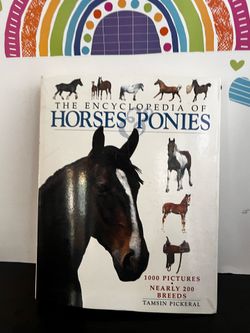 ENCYCLOPEDIA OF HORSES & PONIES - 8 x 11 1/2 PAPERBACK