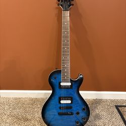 Dean Thoroughbred X Transparent Blue Burst Solid Body Electric Guitar