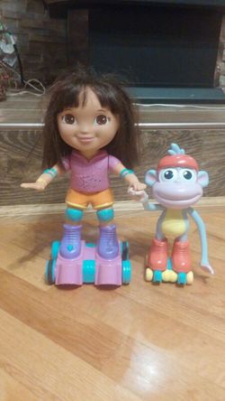 Skating Dora and Boots