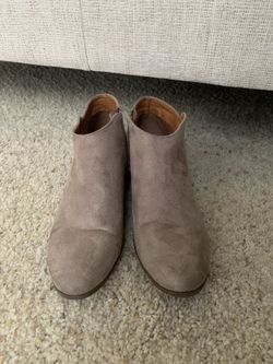 Brown booties