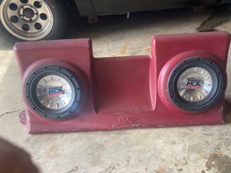 MTX sub box with 2 10s