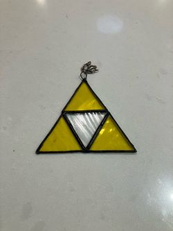 Zelda Triforce sun catcher