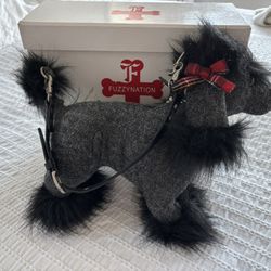 Fuzzy Nation Poodle Dog Purse