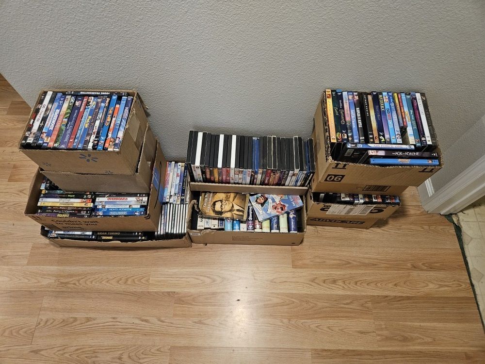 DVDs and VHS Movies