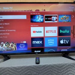 43" TCL 4K ROKU SMART TV HDR10