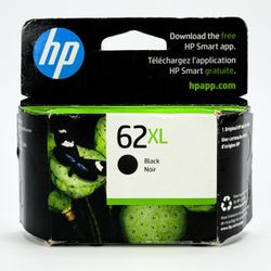 Genuine HP 62XL Black Ink Cartridge High Yield 600 pages C2P05AN Exp 10/2026