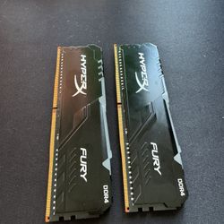 Hyperx Fury 16gb (2x8gb) Ram with RGB