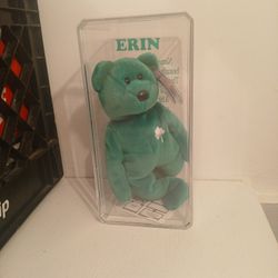 1997 Ty Beanie Babie Erin In Case