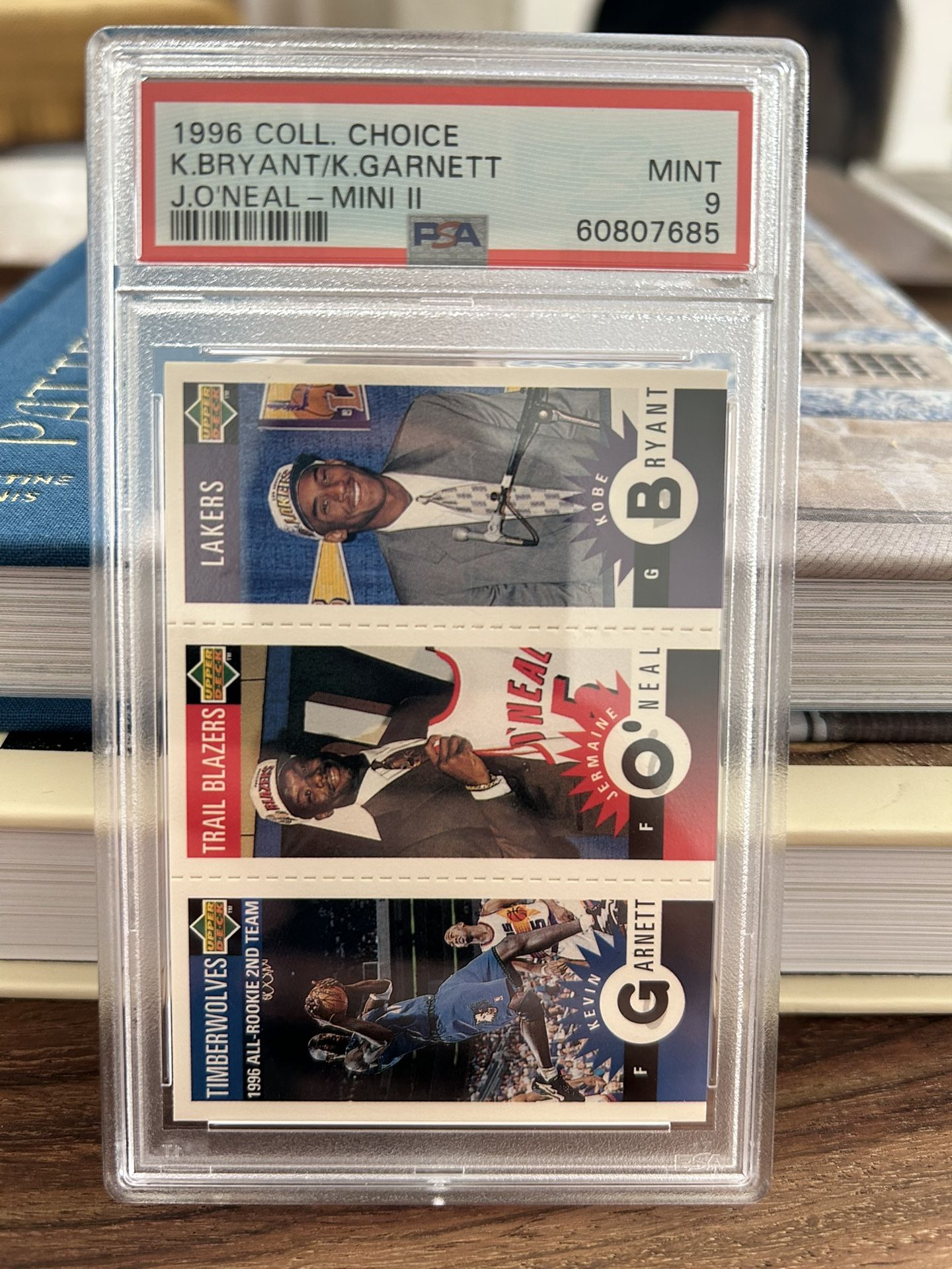 1996 Collectors Choice Gold K Bryant/K Garnett/J O’Neal