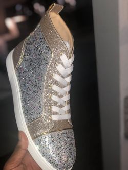 GOLD SPARKLE RED BOTTOM