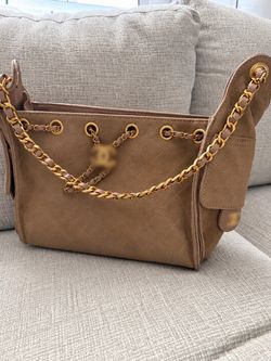 Quilted Suede Bucket Bag Dupe