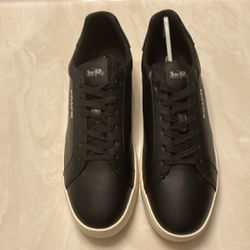 Coach Clip Low Top Sneaker Men Size 11 D Black New  