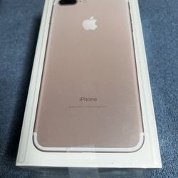 Brand New Rose Gold iPhone 7 Plus For AT&T/Cricket