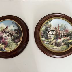 Porcelain Marty Bell Decorative Plates