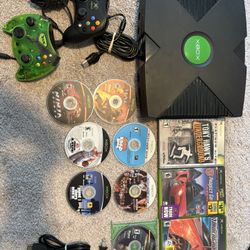Original Xbox + 10 Games (hablo Espanol)