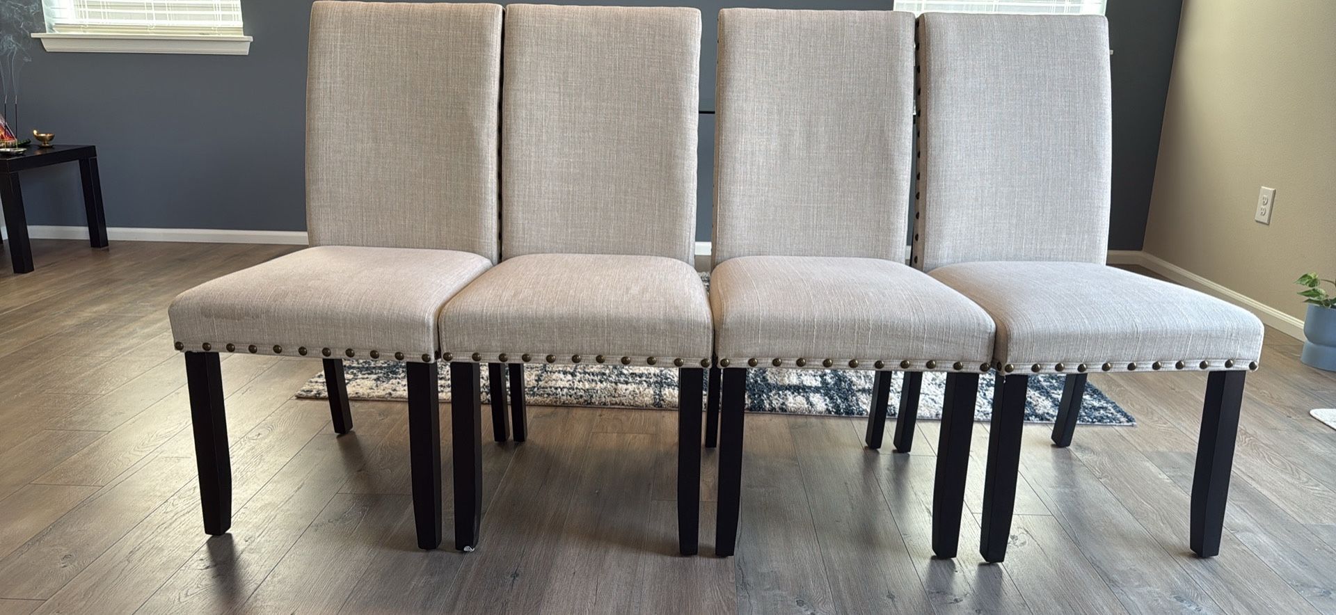 Dining Table Set with 4 Chairs