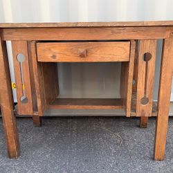 Antique desk. Bought it 25 years ago for $350. A few blemishes.