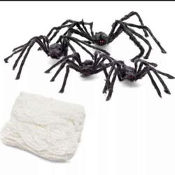 Halloween super spider web, brand new $10 for 2