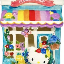 Blue Sky Ceramics Hello Kitty Tealight Candle Holder Candyhouse Flower Shop NEW Without Box