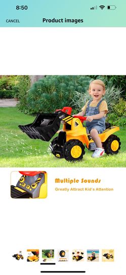 Toddler Ride Bulldozer