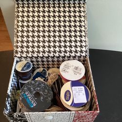 Ribbons, Trims, Cord, Lace, Storage Box, (Crafts, Sewing)