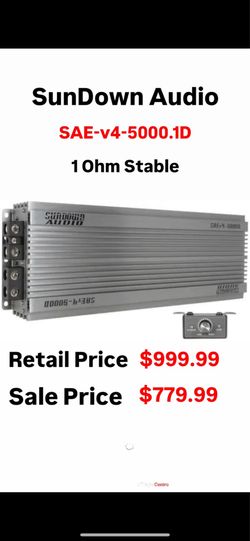 Sundown Sae 5000 watt rms power amp on sale