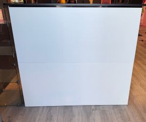 A glass shelf in a front desk for Solano office or any type of business A glass shelf in a front desk for Solano office or any type of business