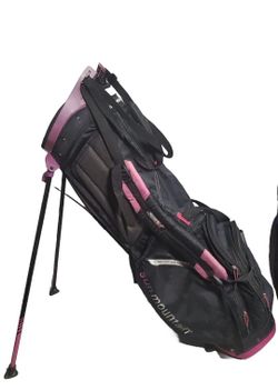 Sun Mountain Golf Cart Bag Gray Pink Trim