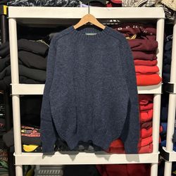 Vintage 80s American Eagle Knitted Blue Men’s XL Sweater