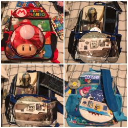 5 Set Backpacks + More