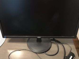 AOC monitor e2280swdn (With HDMI adapter )