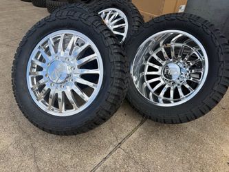6 NEW RIMS TIRE WHEEL PACKGES FOR DUALLY  GMC CHEVY FORD RAM DUALLY,S