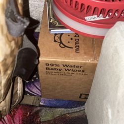 Entire case of sixth of Mama bear baby wipes, 99% water