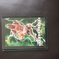 Michael Jordan Electrified Card 