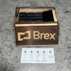 BREX Whiskey Stones Rock Marble Cubes Ice Cubes Reusable 6 Pieces With Carry Bag