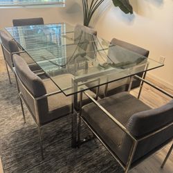 Dania Modern dining Table W/6 Chairs 