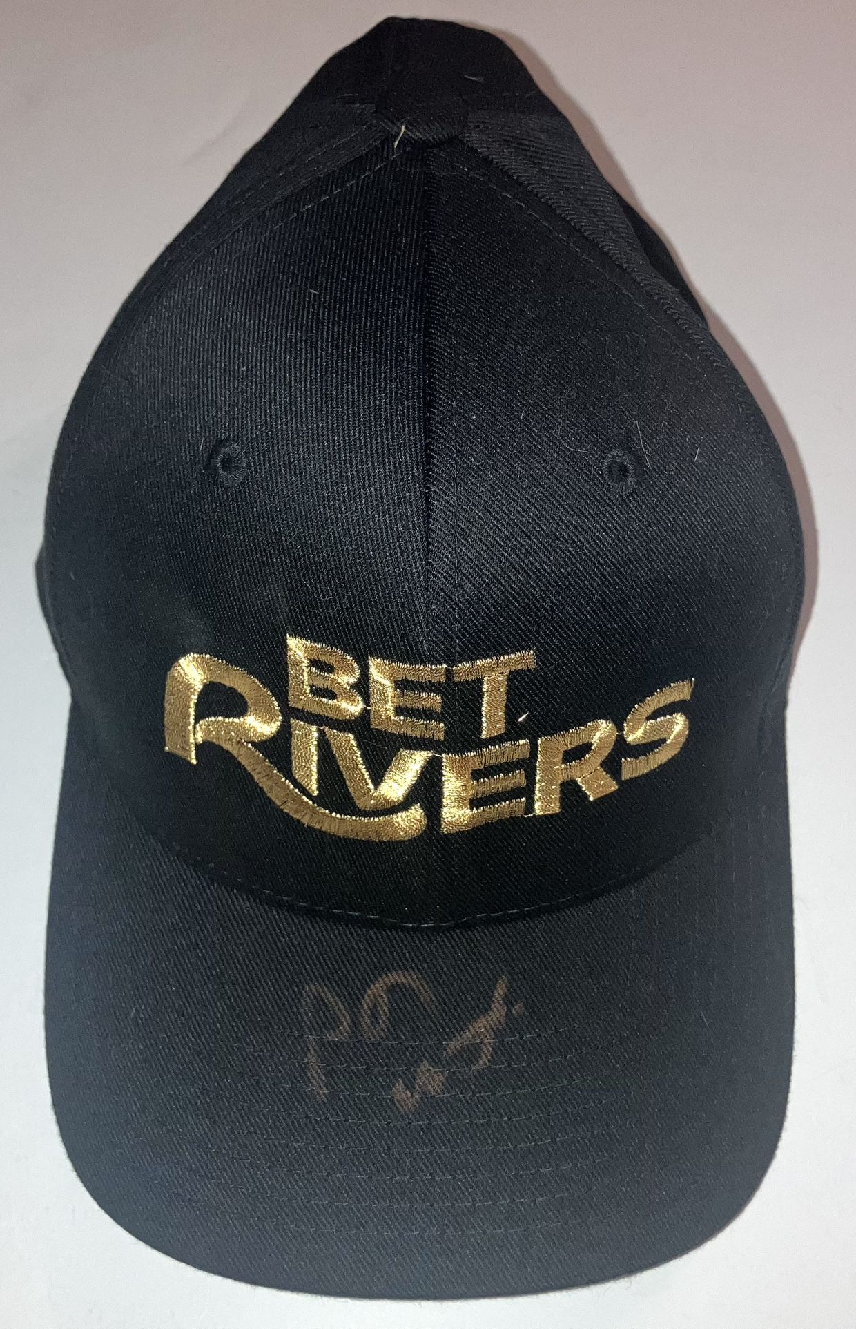 PHIL HELLMUTH POKER LEGEND SIGNED AUTOGRAPHED BET RIVERS CASINO HAT BAS COA RARE