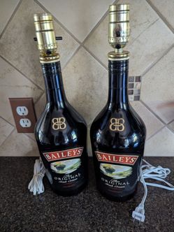 Baileys Irish Cream Bottle Lamps – Set of 2