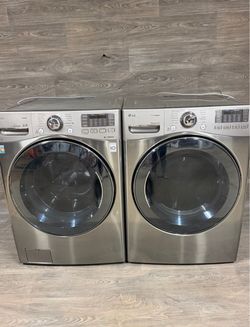 LG washer and gas dryer