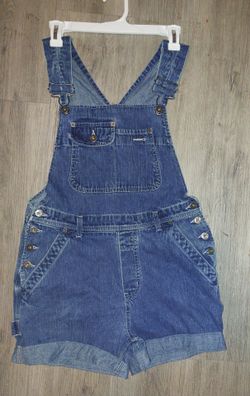 Silver Jeans Co. denim overall shorts