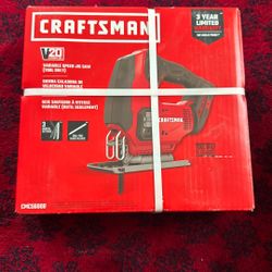 Craftsman V20 Variable Speed Jig Saw Tool Only