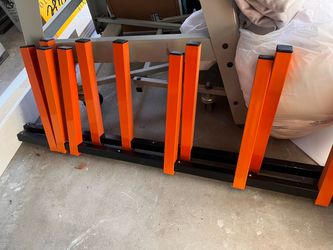 Wall Mount Lumber Storage Rack / Garage Organizer