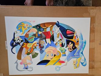 Rare Disney Art "Pinocchio's World: