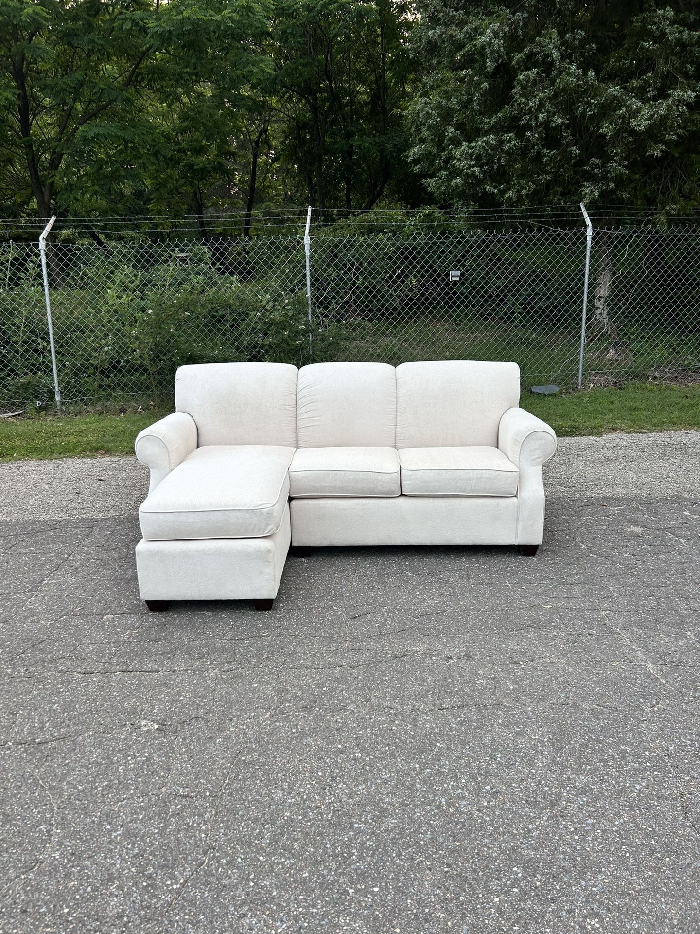 (Delivery Included!) Kincaid White 2p Sectional