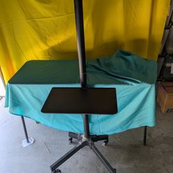 Metal TV Stand - Rolling